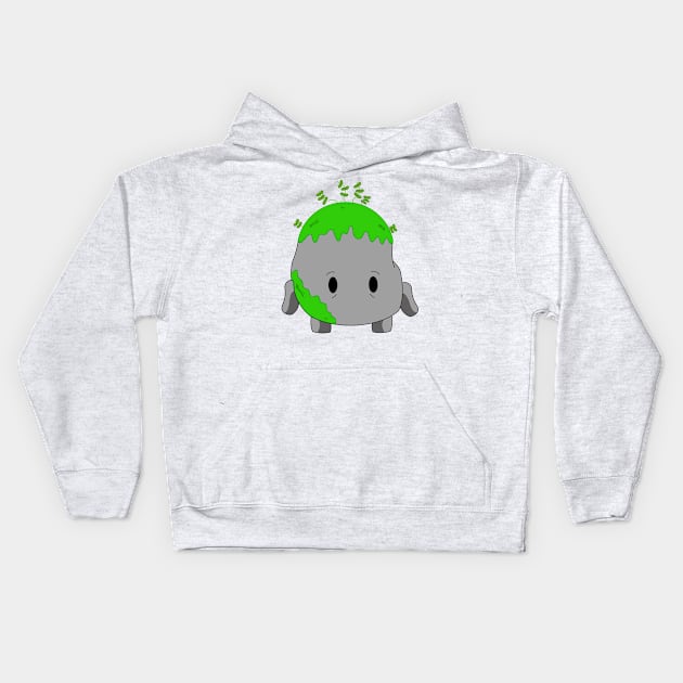 Little Rock Creature Kids Hoodie by garciajey